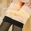 One-piece consignment service for socks at the street stall, flight attendant gray - full-body pants for autumn and winter, double-layer skin-through nude feel fleece thermal pants, bottom socks for lifting the buttocks and tucking in the abdomen, one-piece consignment service for women Item Picture